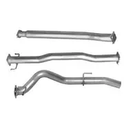 Hulk 4X4 Exhuast Kit to suit Mitsubishi Triton Mq-Mr 2.4L 2015> Dpf Back *No Muffler* All Bodies Stainless Steel - HU4922NM