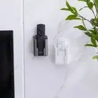 No Punching Required Remote Control Holder Adhesive Rack Shelf Storage Box