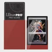 Ultra Pro: 60ct PRO-Gloss Small Deck Protector Sleeves (Red)