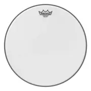 Batter, Ambassador, White Suede, 15 Dia. Drum Head