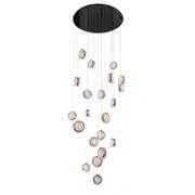 Vencha Yoyo 21 Light Tri-Colour LED Pendant - Black