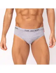 Frank and Beans Grey Briefs Mens Underwear