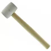 Takagi White Rubber Mallet Hammer Wood Handle Head Weight 225g 8oz
