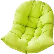 Egg Chair Cushion Replacement 47x31.5, Soft Thicken Comfortable Hanging Swing Cushions for Outdoor Indoor Home, Green