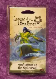 Legend of the Five Rings LCG: Meditations on the Ephemeral Dynasty Pack-New