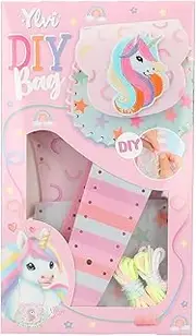 Depesche 12666 Ylvi DIY Bag Set for Making a Shoulder Bag, Craft Set with Felt Cuts, Threads and Instructions (English Language not Guaranteed)