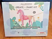 3D Wood Puzzle Unicorn Kit - Build and Paint - STEM / STEAM Learning - NEW NIB