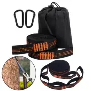 2X Adjustable Suspension Hammock Attachment Tree Straps Belt Straps Rope