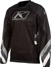 Klim Mojave, jersey , color: Black/Light Grey/White , size: M