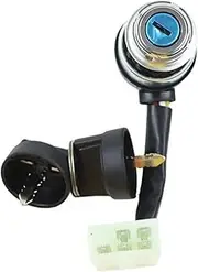 Ignition Switch Universal 5 Wire 6 Pin Ignition Key Switch Start Lock Motorcycle Parts Accessoeirs Motorcycle Ignition Switch Lock(Modle 2)