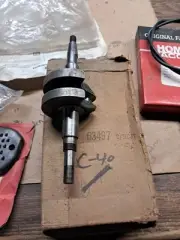 NOS Homelite chainsaw crank shaft 63497 vintage chainsaw bh67