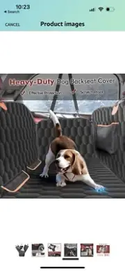 Seat Cover Rear Back Car Pet Dog Travel Side Flap Waterproof Protector Luxury