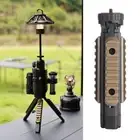 AU Outdoor Tripod Camping Light Stand Mobile Phone Bracket (Dark Brown)