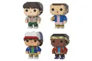 Stranger Things 8-Bit Kids US Exclusive Pop! 4-Pack