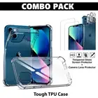 Clear Shockproof Bumper Back Case Cover For iPhone 13 Pro Max 12 + Glass Films