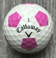 Rare Callaway Chrome Soft Truvis Pink Pent Golf Ball (1)