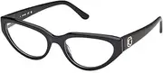 [GUESS] GU50113 001 Shiny Black 53/18/145 Women's Glasses, 001 Shiny Black, 53/18/145