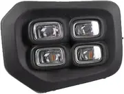 ALQYBD Daytime Running Light Fog Lamp Bumper Driving White Yellow Waterproo Compatible For Toyota Tacoma DRL 2016 2017 2018 2019 2020 Car Fog Lights Bulb