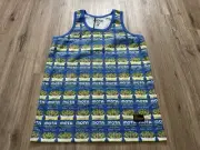 SSUR PLUS Mota Rebel Army All Over Print Jersey Tank Top Shirt Size M New