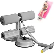 Ab Training Auxiliary Device, Double Suction Cups Adjustale Ab Trainer Machine with Resistance Bands, Upgraded Household Sit-Up Ab Muscle Training Equipment