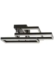 JONATHAN Y Designs Turing 28in Geometric Integrated LED Flush Mount