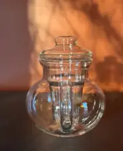 Glass Teapot with Infuser Clear Tea Pot Stovetop Safe Blooming and Loose Leaf...