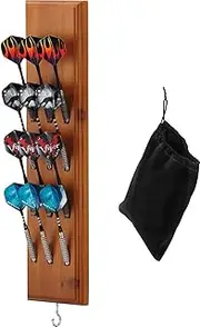 Viper Wall Mounted Dart Holder/Caddy Display, Holds 12 Steel/Soft Tip Darts