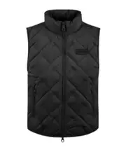 High collar sleeveless cotton coat IT40,IT44,IT42 Black