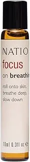 Natio Focus On Breathing Pure Essential Oil Blend Roll-On 10 ml, 10 ml