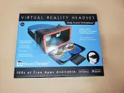 Smart Theater Virtual Reality Headset Black Strap iPhone Android Smartphone New