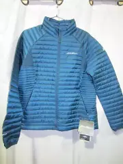 NWT Eddie Bauer MircoTherm 2.0 Stormdown Full Zip Puffer Jacket Women's PL