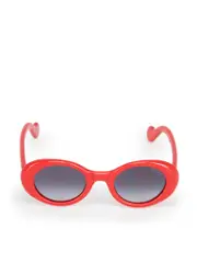 Red Gradient Oval Sunglasses