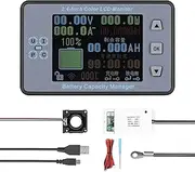 2.4 Inch Wirel Voltage Meter Ammeter Voltmeter Coulometer Battery Power Detector Battery Capacity Tester Real- Battery Multicolor Without Cover