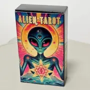 Alien Tarot Card Deck – 78 Cards, 4.1x2.4in, Rider-waite Inspired Design