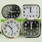 Low Noise Alarm Clock Quiet Clocks Battery Bedside Desk Analogue Silent Clock
