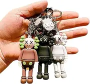 [ASPLOU] Keychain, KAWS Bag Charm, Cute, Key Charm, Keyring, Hand Strap, Women's, Men's, Keychain, Holder, Bag, Accessories, Car, Keychain, Bag Decoration, Cute, Present, Multicolor, multicolor