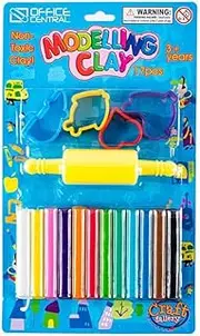 Office Central Modelling Clay & Shape Cutters Non Toxic Fun Colourful Creative