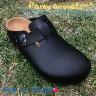 Party Animals JIMMY 勃肯 平底拖鞋 足弓支撐 護腳趾 前包後空 休閒拖鞋 舒適 台灣製造