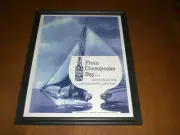 NATIONAL BOHEMIAN BEER FRAMED AD PRINT CHESAPEAKE BAY - YOUR CHOICE
