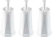 3 Pack Replacement Water Filter Compatible with Breville Claro Swiss Oracle Barista Bambino Espresso Coffee Machine - Part #BES008WHT0NUC1