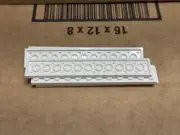 LEGO Parts - White Plate 2 x 12 - No 2445 - QTY 5