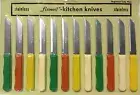 FIXWELL Stainless Steel Knife Set Multi-purpose Usage Assorted Color Set Of 12Pc