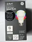 GE A19 Smart LED Bulb - Full Color Changing Light Bulb with App Control . New ..