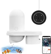 New Smart Auto Fish Feeder with 2K HD Camera, Automatic Dispenser Intelligent