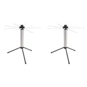 2x Al Dente Collapsible Pasta Drying Rack 8-Arm Noodle Stand Kitchen Cooking