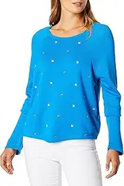 [Splendid] Womens Crewneck Pullover Sweater Sweatshirt