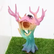 Daerky 3D Printed Tree-Shaped Climbing Toy & Cave, Spider Habitat for Jumping Spiders, PLA Material, Vivarium Terrarium