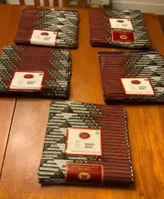 5 Packs 30 Yards Vlisco Real Dutch Java Print Fabrics, Style# VL038863.06