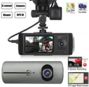 PolarLander 2.7inch Dual Lens Car DVR X3000 R300 Dual with GPS G-Sensor Camcorde