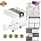 Clear Adjustable Drawer Divider Set with Inserts - Perfect for Kitchen and More